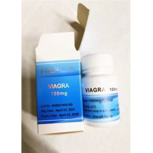 Viagr a 100mg Orals Pill Bottle Label Labels And Boxes with laser logo stamped