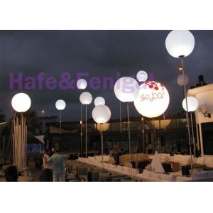 240VAC Helium Moon Balloon Lights With Metal Halide Customized Logo 800W