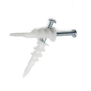 DIN 10x33mm Plastic Hollow Wall Anchors With Screws Kit