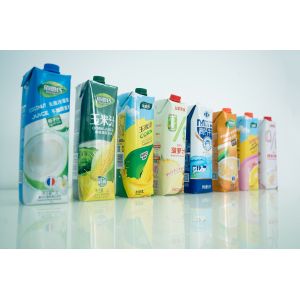 China 1000ml Prisma Laminated Aseptic Milk Packing Material with 7 Layers on sale
