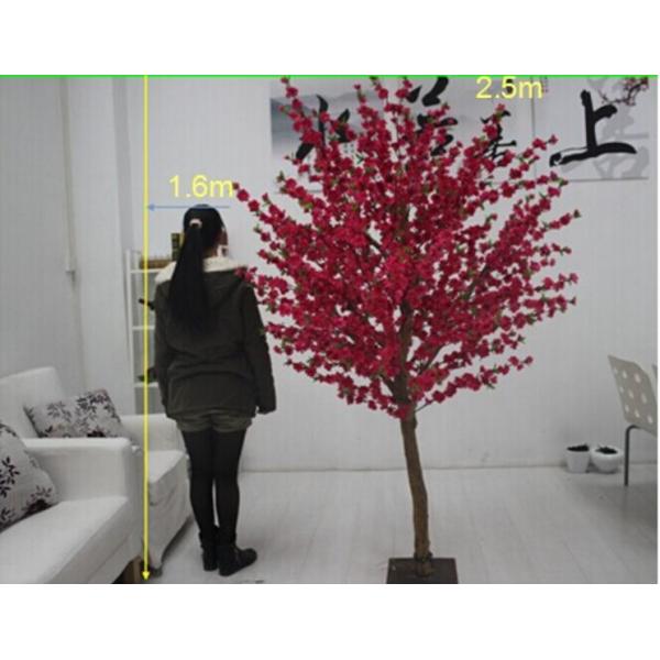 UVG wedding decoration use 8 foot artificial dwarf cherry blossom tree for indoors