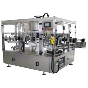 Automatic PET Bottle Labeling Machine Rotary Labeling Machine 1500 KGS