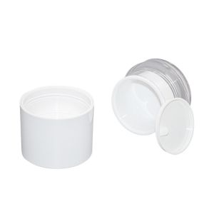 Recyclable Material Face Cream Jar Full Electroplating Process 50g