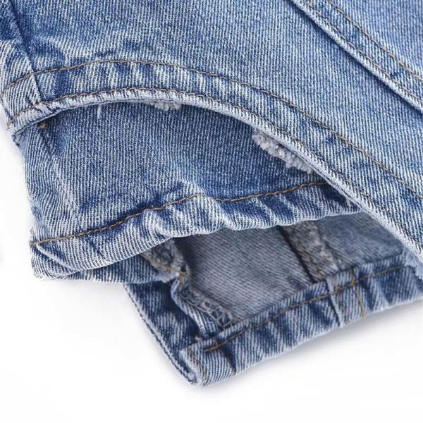 Factory OEM High Waist Washed Jeans Fashion Street Shorts Culottes For Women