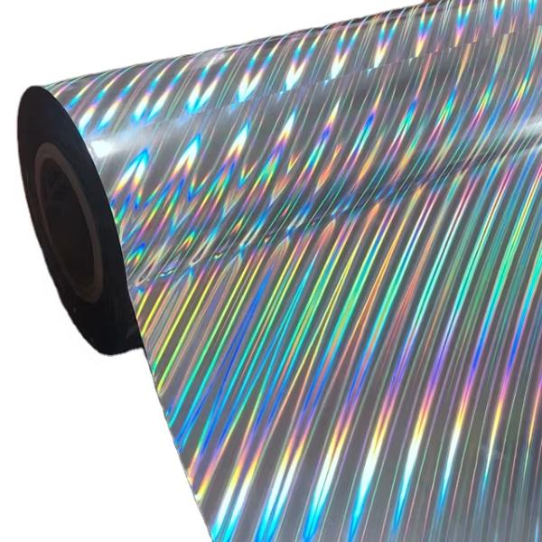 Pillar of Light True Seamless Bopp Pet Good Holographic Effect Metalized Holographic Film for Packaging and Printing