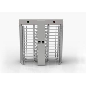 40W Mechanical Solenoid Lock Full Height Turnstile 30person/min