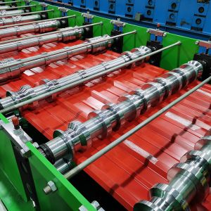 Quality 380V 50Hz Roof Sheet Making Machine Panel Roll Forming for sale