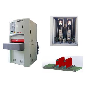 Wide belt sheet metal sander sanding machine