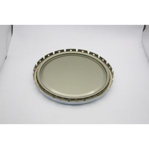 Cylindrical Canister Lid Seals Excellent Sealing Performance Plain Bright Color