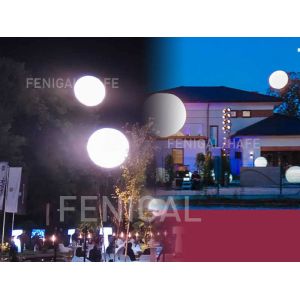 Film Television Inflatable Led Balloon For Commercial Uplighting Movie
