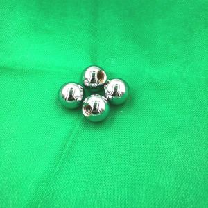 3/4 Inch Threaded Hole 19mm Stainless Steel Drilled Ball M6 Tapper Steel Balls