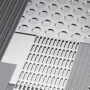 Aluminum Punching Hole Decorative Perforated Metal Mesh For Fencing