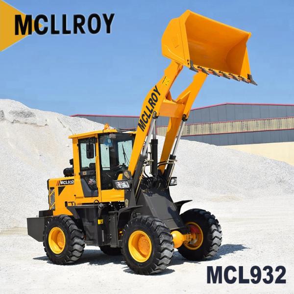 Automatic Transmission 2 Ton Wheel Loader , Front End Loaders With 1m3 Bucket