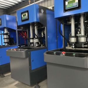 Quality Easy to Operate Semi Automatic Pet Plastic Bottles Making Machine for Cosmetics Detergent for sale