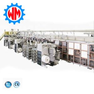 China Intelligent  Adult Diaper Making Machine 380V 50Hz Adult Diaper Manufacturing on sale