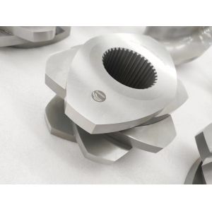 Wear Resistant Screw Barrel Kurimoto 500mm Plastic Extruder Involute Spline