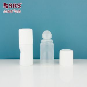 Quality RPPB1-50ML Unique Shape Plastic Bottle With CR Cap Roller Ball Bottle For Gel Deodorant Antiperspirant Packaging No Leakage for sale