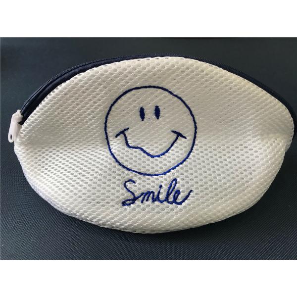 Quality underwear washing protection poly mesh bra laundry bag with zipper type