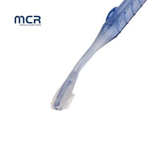 Medical OEM Suction Toothbrush With Silicone Brush