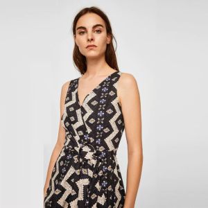 Factory price woven ladies summer office dresseeee