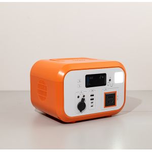 Quality Camping 110v 220v solar portable power station Orange 600W outdoor power station for sale