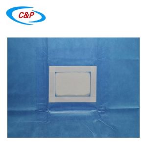 Fenestrated Disposable Surgical Drape Towel With Hole Blue Green