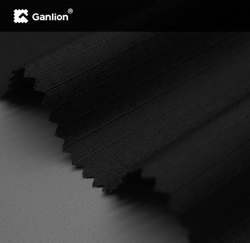 Anti UV Moisture Proof Police Black Uniform Fabric Ripstop 3*3