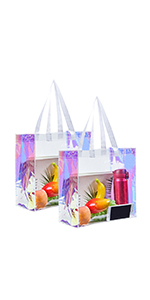 clear tote bag 2pk