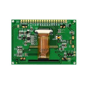 Custom Size 2.42 Inch OLED LCD Display 8 Bit Resolution 128x64 With PCBA Board