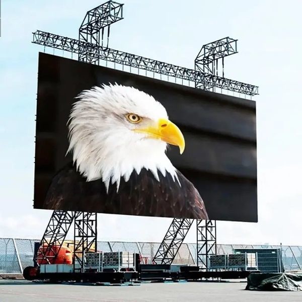 P4 Outdoor Full Color LED Rental Screen SMD2727 Large Size For Hospitals / Stadiums