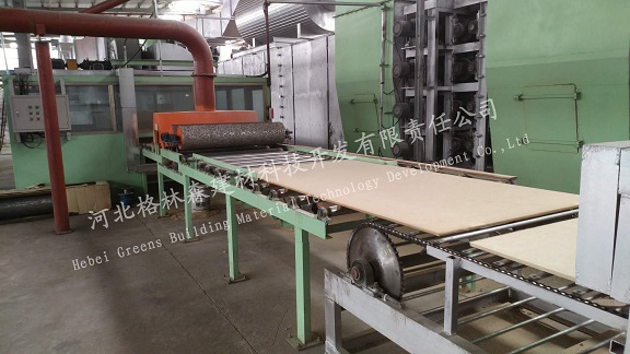 Sound Absorbing Mineral Fiber Board Manufacturing Equipment For Interior Decoration