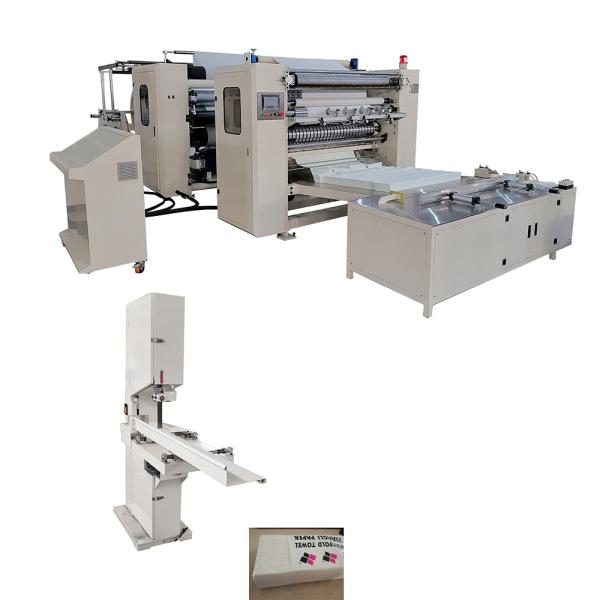 Dot To Dot Embossing Glue Lamination N Fold Hand Towel Paper Making Machine