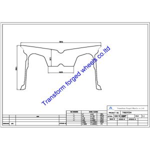 Quality TM189504 18X9.5 inches forged wheels monoblock wheels blanks Dimple style barrel and rims for sale