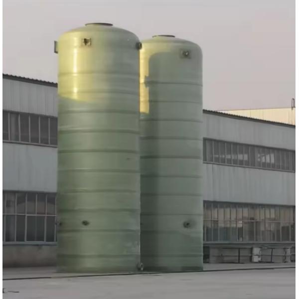 Industrial Fiberglass GRP Purification Frp Absorption Tower For Waste Acid Gas Treatment Equipment