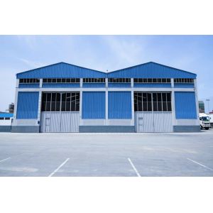 Insulation Q235 Q345 Prefab 100000 SQM Workshop Steel Structure