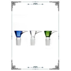 Quality Glass Bowls For Smoking 14.4MM 18.8MM Water Bongs Accessories Dry Herb Screen Bowl for sale