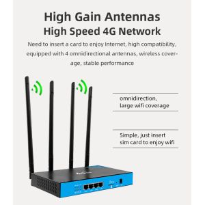4g Lte Sim 5G Industrial Router Rj45 Pcba Board Mobile Lte Hotspot 300mbps