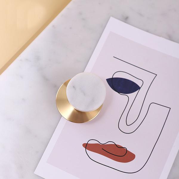 Amertop Hardware Kitchen Cabinet Knobs Solid Brass Door Handle