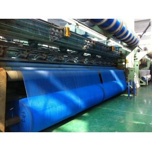 Blue Wrap Knitted Agricultural Netting Roll Windbreak Net , Uv Protection