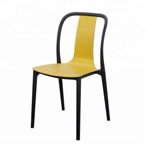 China Durable Polypropylene Plastic Stacking Chairs With Excellent Loading Capacity on sale