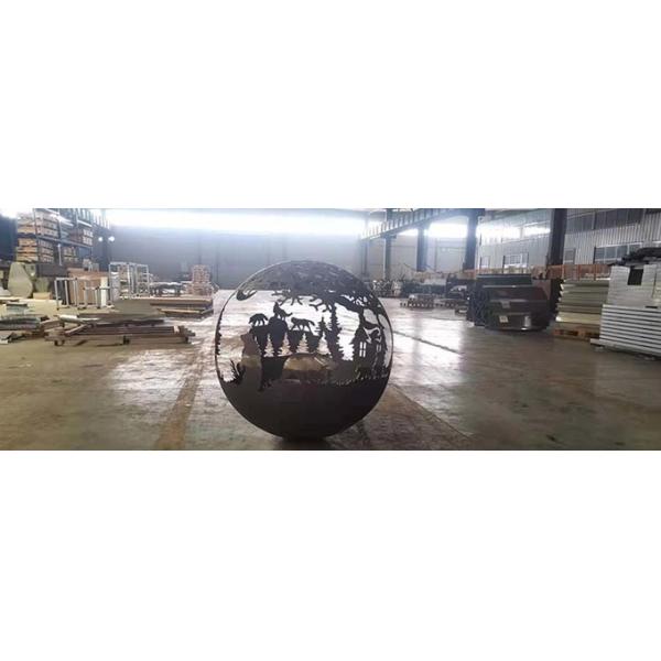 Distinctive Corten Steel Rusty Metal 2mm Thickness Heater Fire Pit