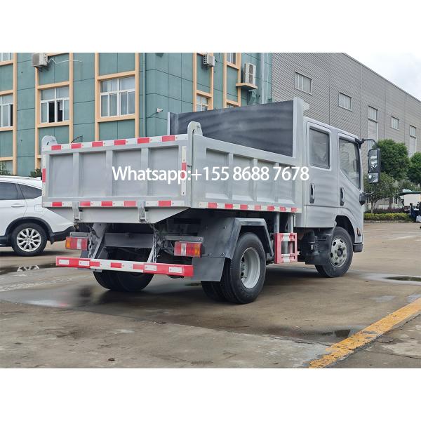 JMC Double Cabin 4x2 Dump Truck with 5 Forward Shift and 40000kg Loading Weight for Construction