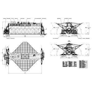 Coal Drum Reclaimers Bulk Cargo Handling Equipment For Stockyard