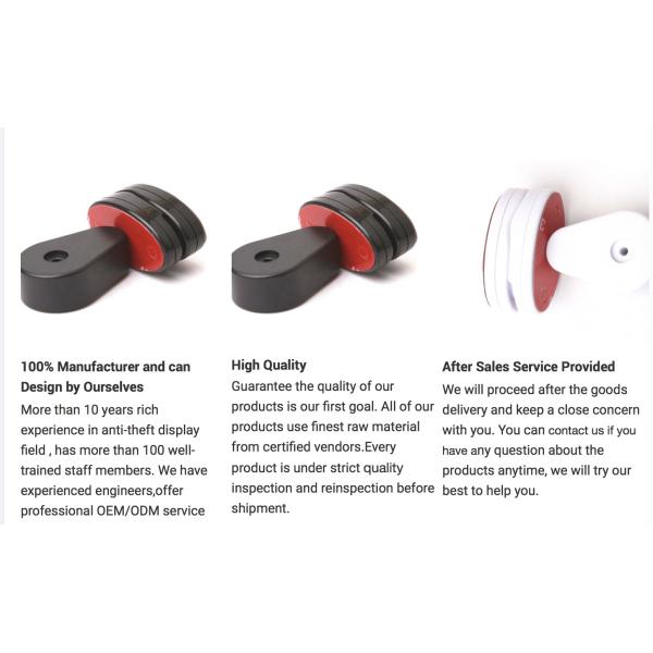 Professional Factory Supply ABS Plastic Retractable Anti-theft Pull Box for Retail Display Security Tether Recoiler