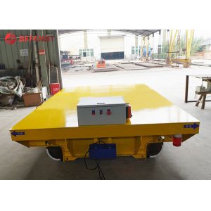 Electric Material Handling Shipyard Transporter Cart On Rail