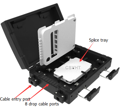 1x8 Outdoor Aerial Hanged FAP Fiber Access Point