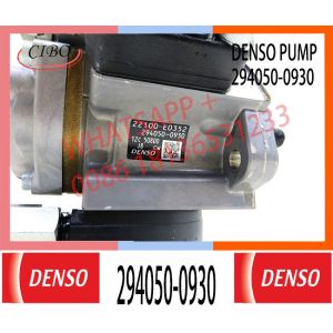 Construction hinery Parts Diesel Common Rail Fuel Pump 294050-0930 22100-e0350