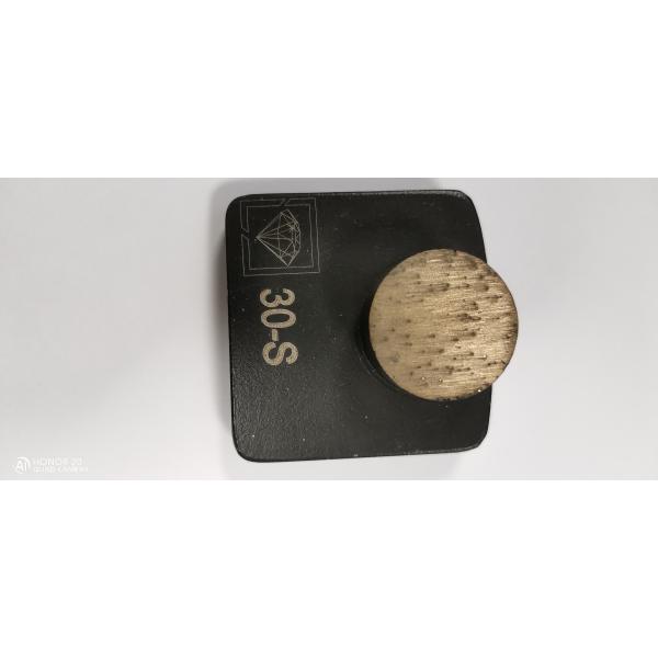 Single Round Segments Redi Lock Diamond Grinding Shoes for Husqvarna