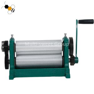 4.9mm Cell 310mm roller Beeswax Embossing Machine Beeswax Machine