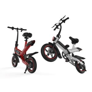 Collapsible Pedal Assist Electric Bike , Urban Sports Electric Pedal Bike